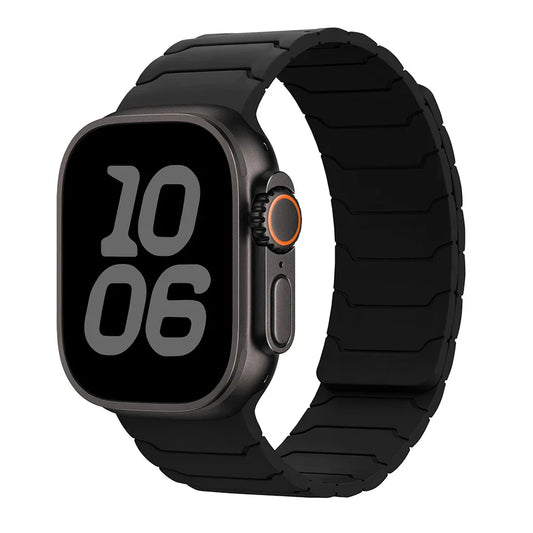 Magnetic Silicone Apple Watch Band 38mm To 46mm Universal Fit - Strap Shack