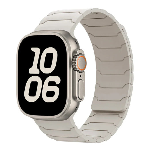 Magnetic Silicone Apple Watch Band 38mm To 46mm Universal Fit - Strap Shack
