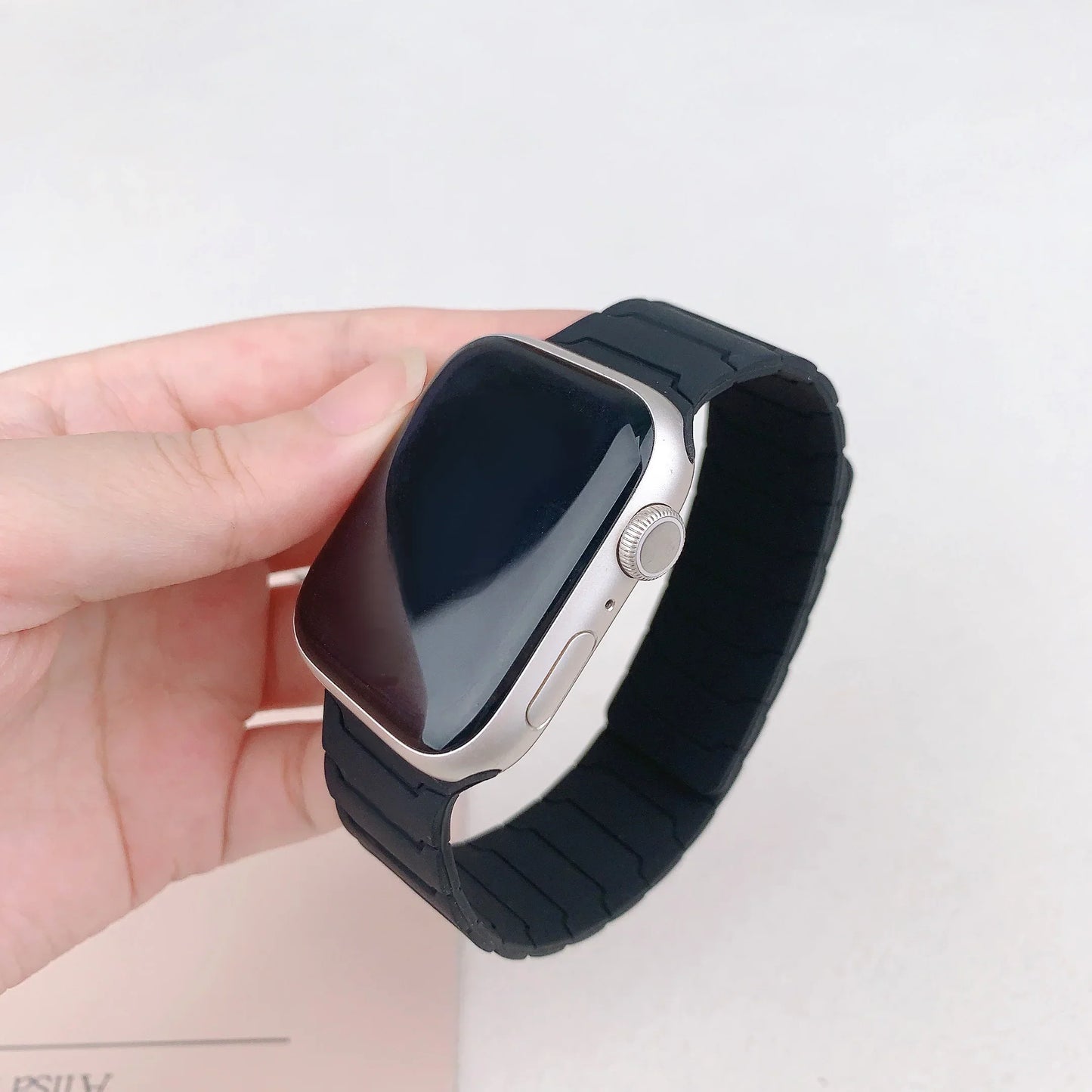 Magnetic Silicone Apple Watch Band 38mm To 46mm Universal Fit - Strap Shack