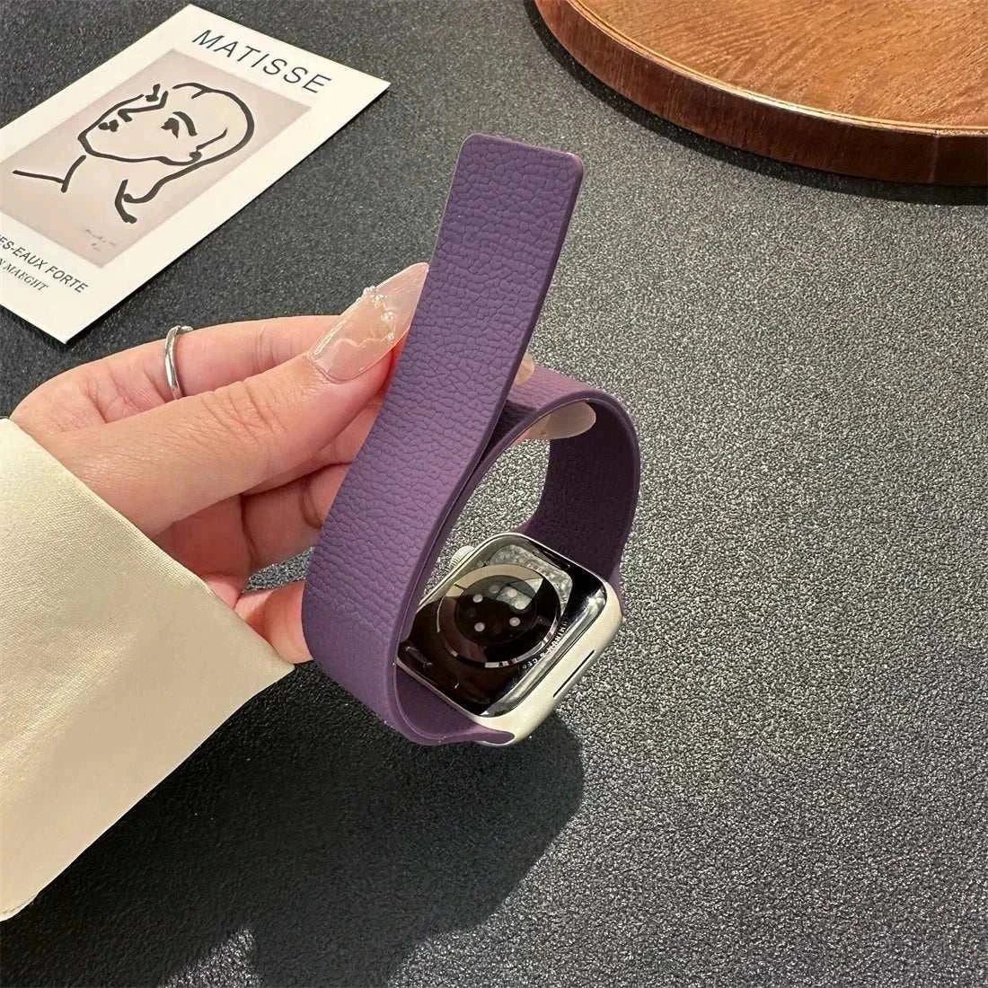 Magnetic Silicone Watch Band For Apple Watch Ultra And Series 3-11 SE 40-49mm - Strap Shack