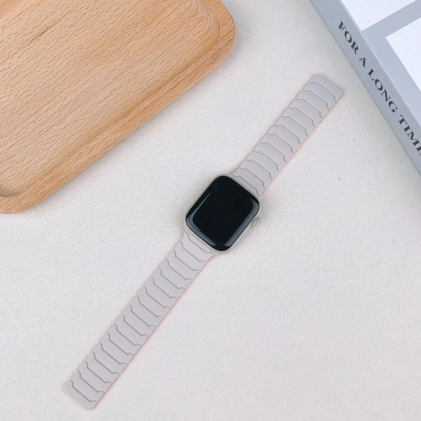 Magnetic Silicone Apple Watch Band 38mm To 46mm Universal Fit - Strap Shack
