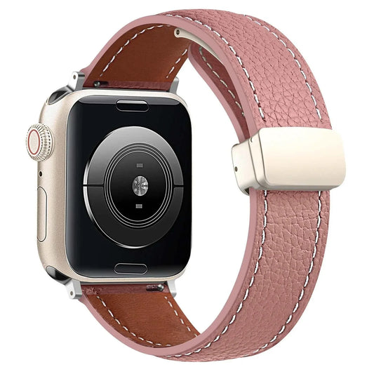 Leather Watch Band For Apple Watch Ultra 2 And Series 9 8 7 6 5 SE - Strap Shack