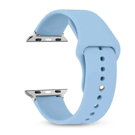 Silicone Apple Watch Band 38mm to 49mm Compatible with Series 8 7 6 5 4 3 SE - Strap Shack
