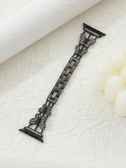 Metal Strap For Apple Watch Bling Butterfly Bracelet Chain 40mm 41mm 45mm 49mm - Strap Shack