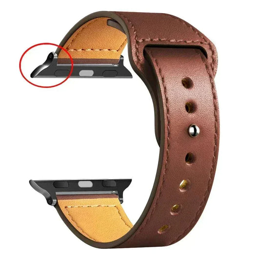 Leather Apple Watch Bands 38mm to 49mm Compatible with Series 3 9 Ultra 2 SE - Strap Shack