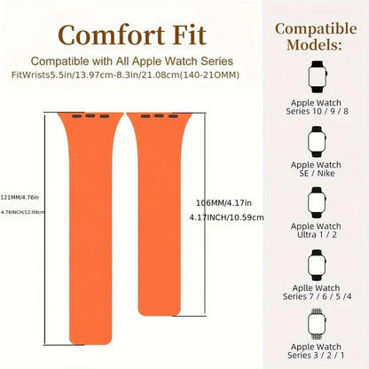 Magnetic Silicone Watch Band For Apple Watch Ultra And Series 3-11 SE 40-49mm - Strap Shack