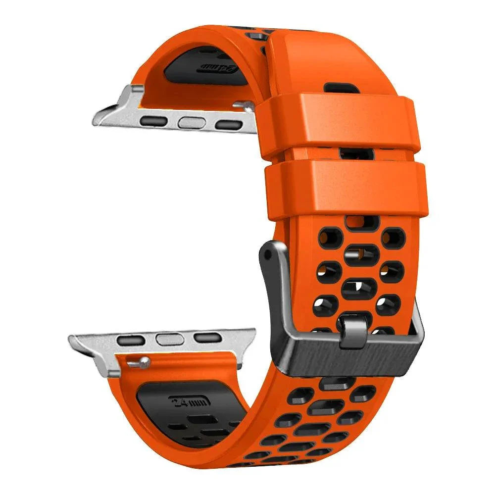 Sport Silicone Watch Band For Apple Watch Ultra 2 49mm And Series 9 8 7 SE 6 - Strap Shack