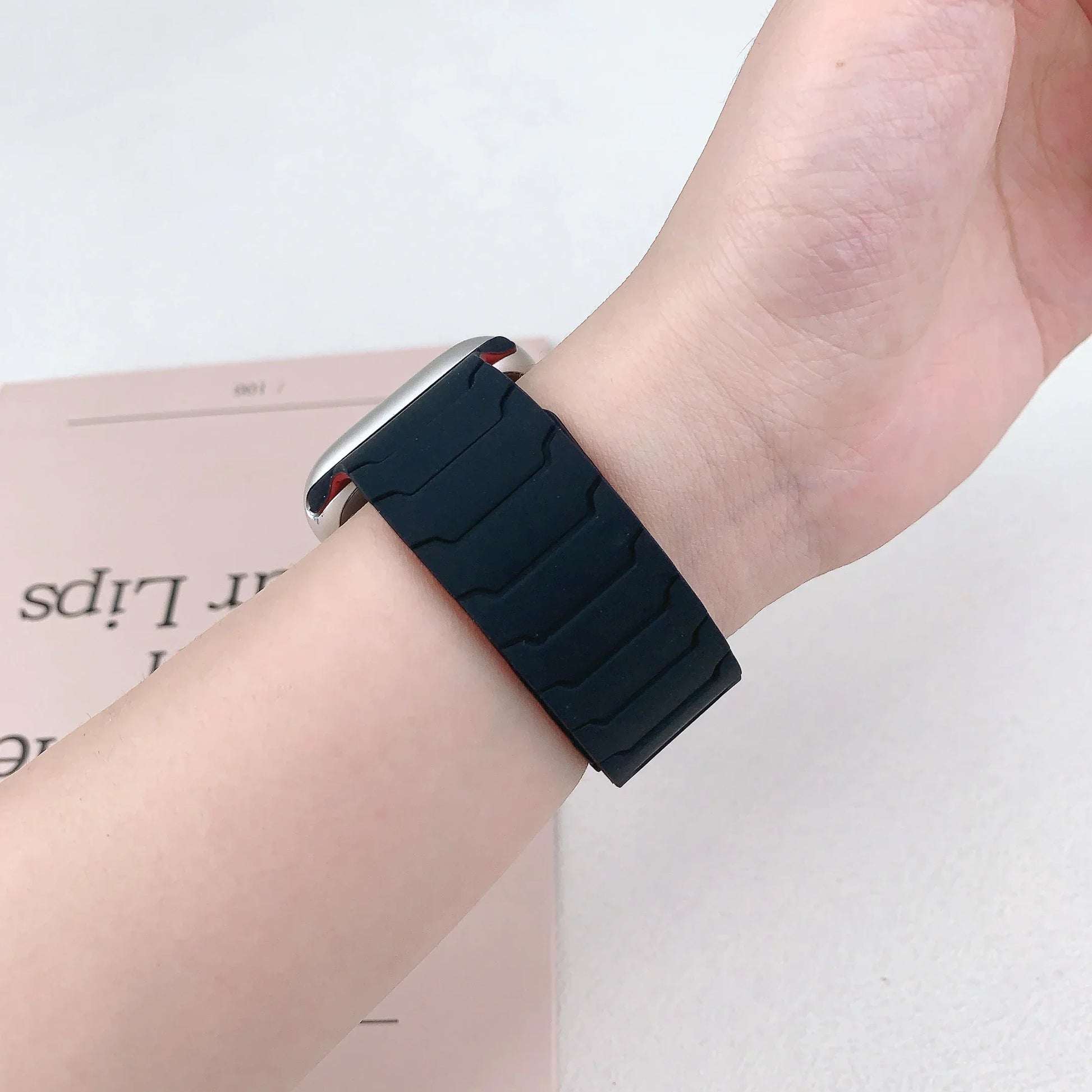 Magnetic Silicone Apple Watch Band 38mm To 46mm Universal Fit - Strap Shack