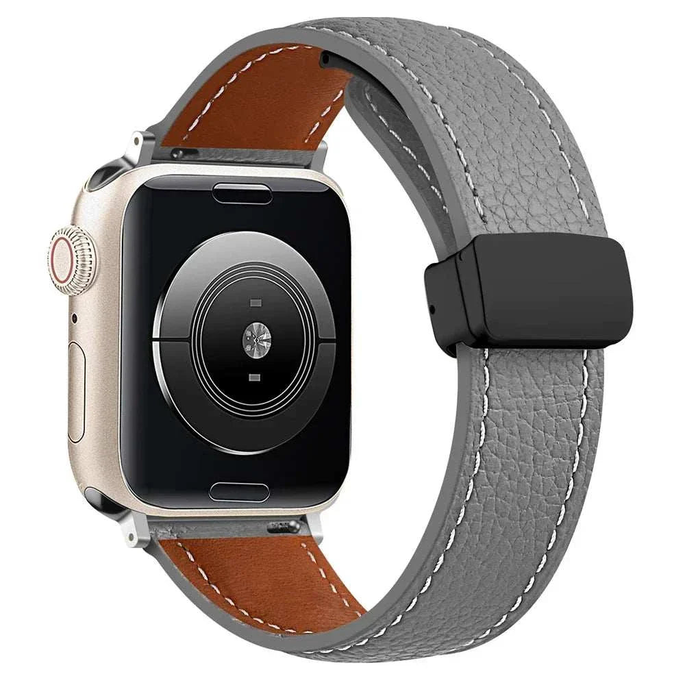 Leather Watch Band For Apple Watch Ultra 2 And Series 9 8 7 6 5 SE - Strap Shack