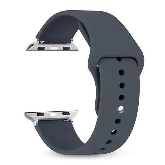 Silicone Apple Watch Band 38mm to 49mm Compatible with Series 8 7 6 5 4 3 SE - Strap Shack