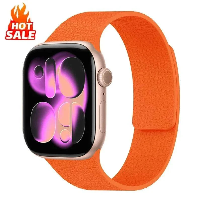 Magnetic Silicone Watch Band For Apple Watch Ultra And Series 3-11 SE 40-49mm - Strap Shack