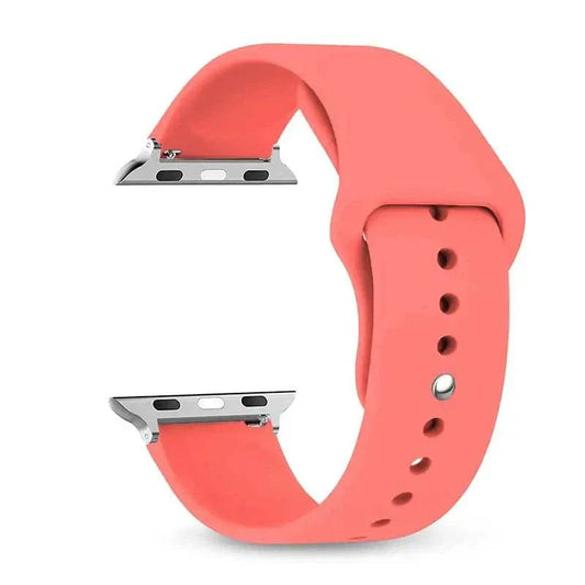 Silicone Apple Watch Band 38mm to 49mm Compatible with Series 8 7 6 5 4 3 SE - Strap Shack