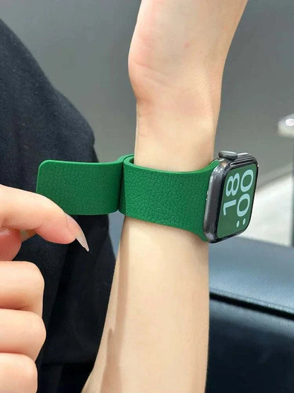 Magnetic Silicone Watch Band For Apple Watch Ultra And Series 3-11 SE 40-49mm - Strap Shack