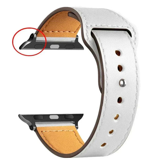 Leather Apple Watch Bands 38mm to 49mm Compatible with Series 3 9 Ultra 2 SE - Strap Shack
