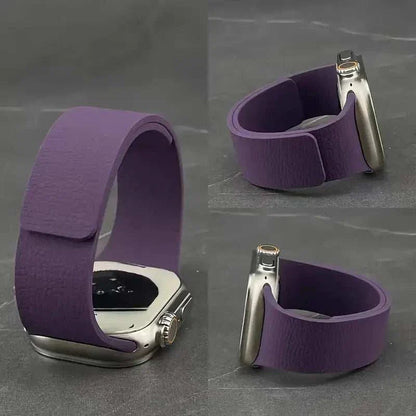 MagLock magnetic silicone Apple Watch band with secure magnetic closure and sleek design