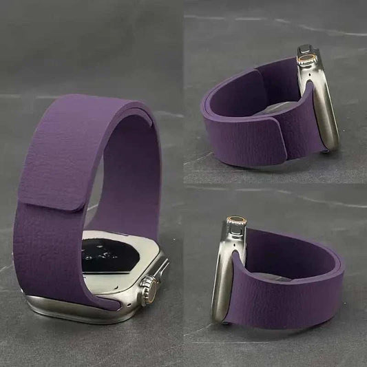 MagLock magnetic silicone Apple Watch band with secure magnetic closure and sleek design