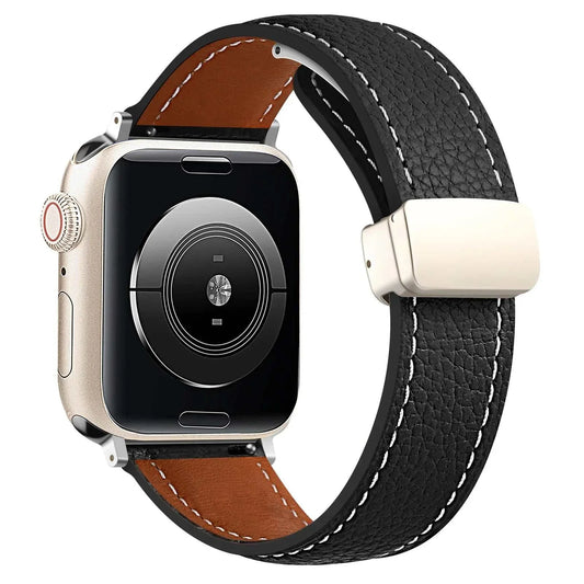 Leather Watch Band For Apple Watch Ultra 2 And Series 9 8 7 6 5 SE - Strap Shack