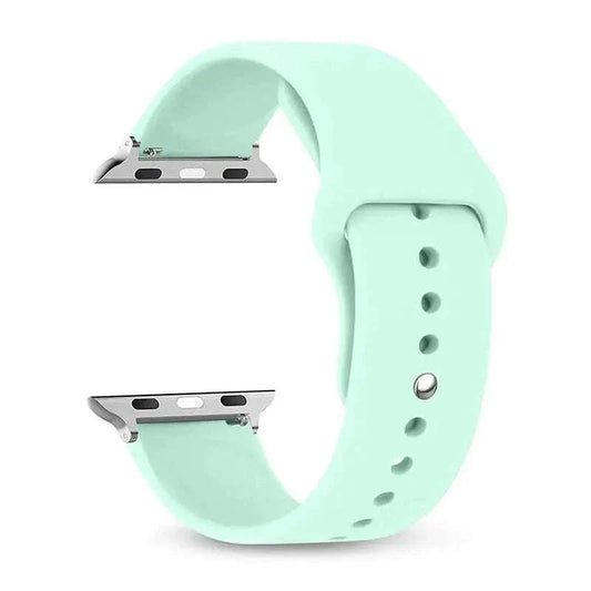 Silicone Apple Watch Band 38mm to 49mm Compatible with Series 8 7 6 5 4 3 SE - Strap Shack