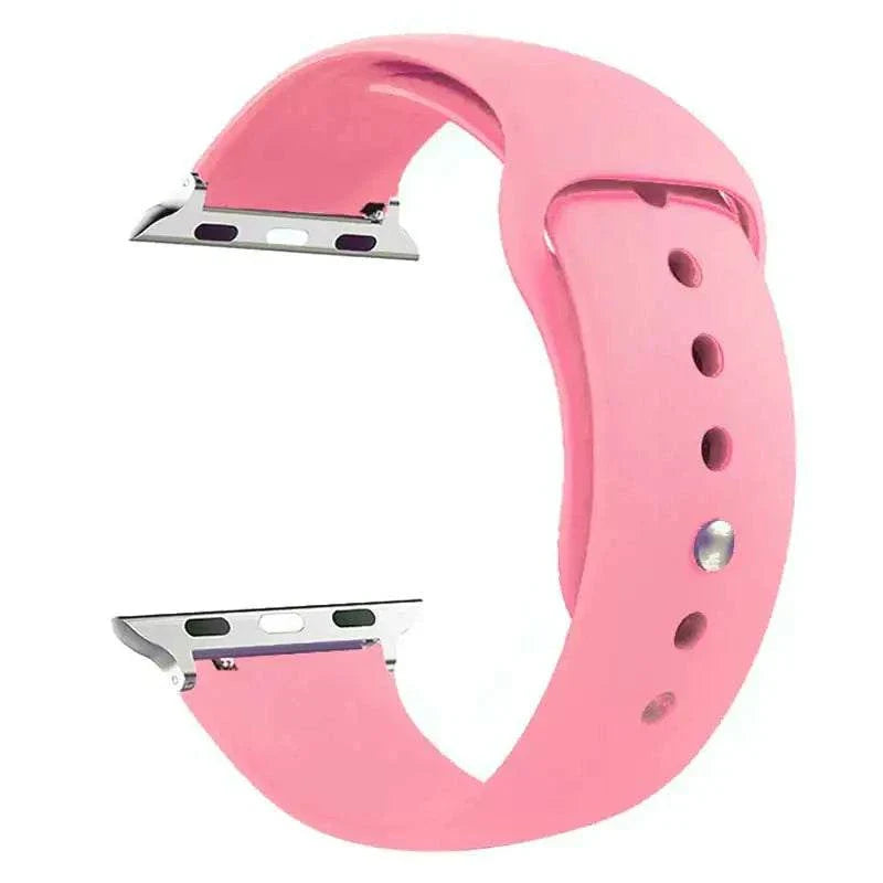 Silicone Apple Watch Band 38mm to 49mm Compatible with Series 8 7 6 5 4 3 SE - Strap Shack