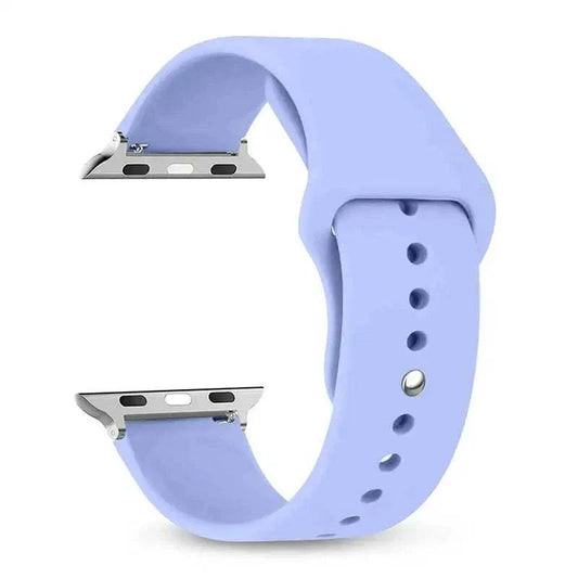 Silicone Apple Watch Band 38mm to 49mm Compatible with Series 8 7 6 5 4 3 SE - Strap Shack