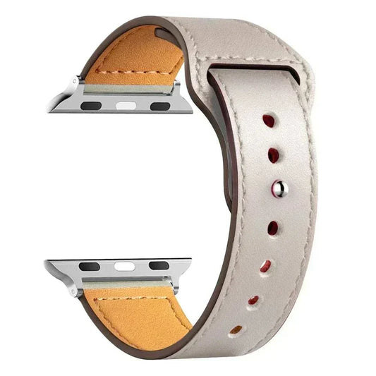 Leather Apple Watch Bands 38mm to 49mm Compatible with Series 3 9 Ultra 2 SE - Strap Shack