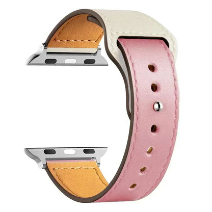 Leather Apple Watch Bands 38mm to 49mm Compatible with Series 3 9 Ultra 2 SE - Strap Shack