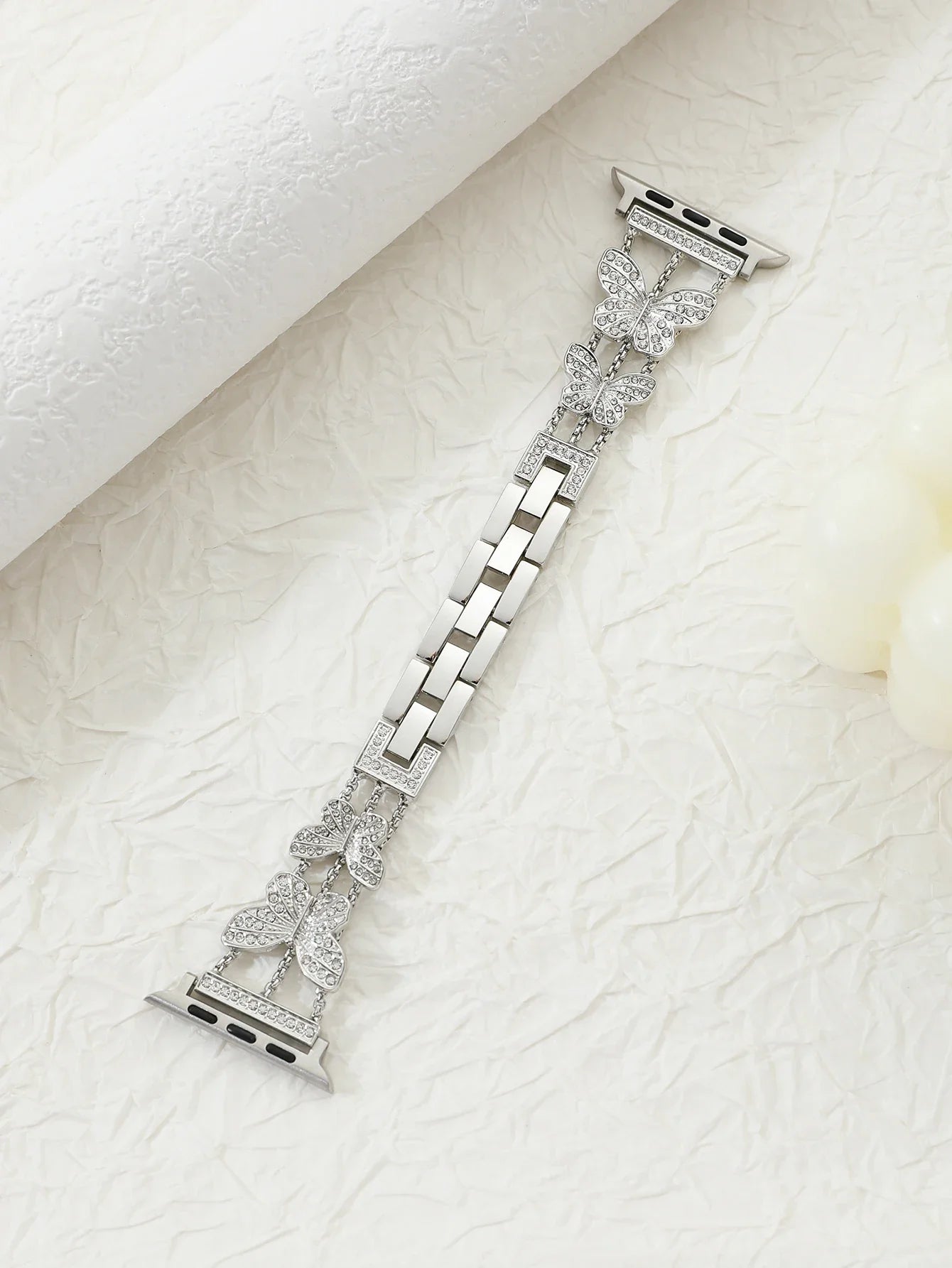 Metal Strap For Apple Watch Bling Butterfly Bracelet Chain 40mm 41mm 45mm 49mm - Strap Shack