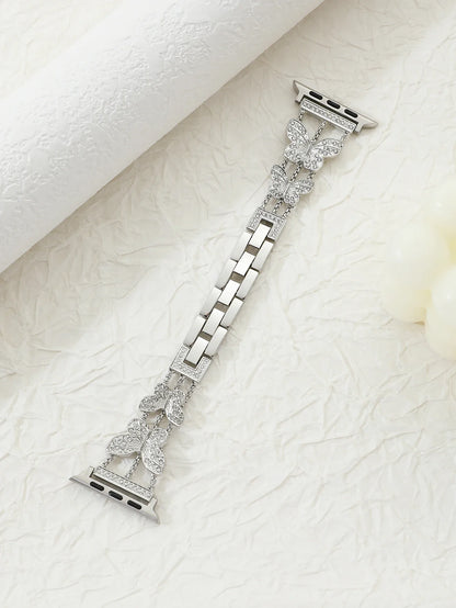 Metal Strap For Apple Watch Bling Butterfly Bracelet Chain 40mm 41mm 45mm 49mm - Strap Shack