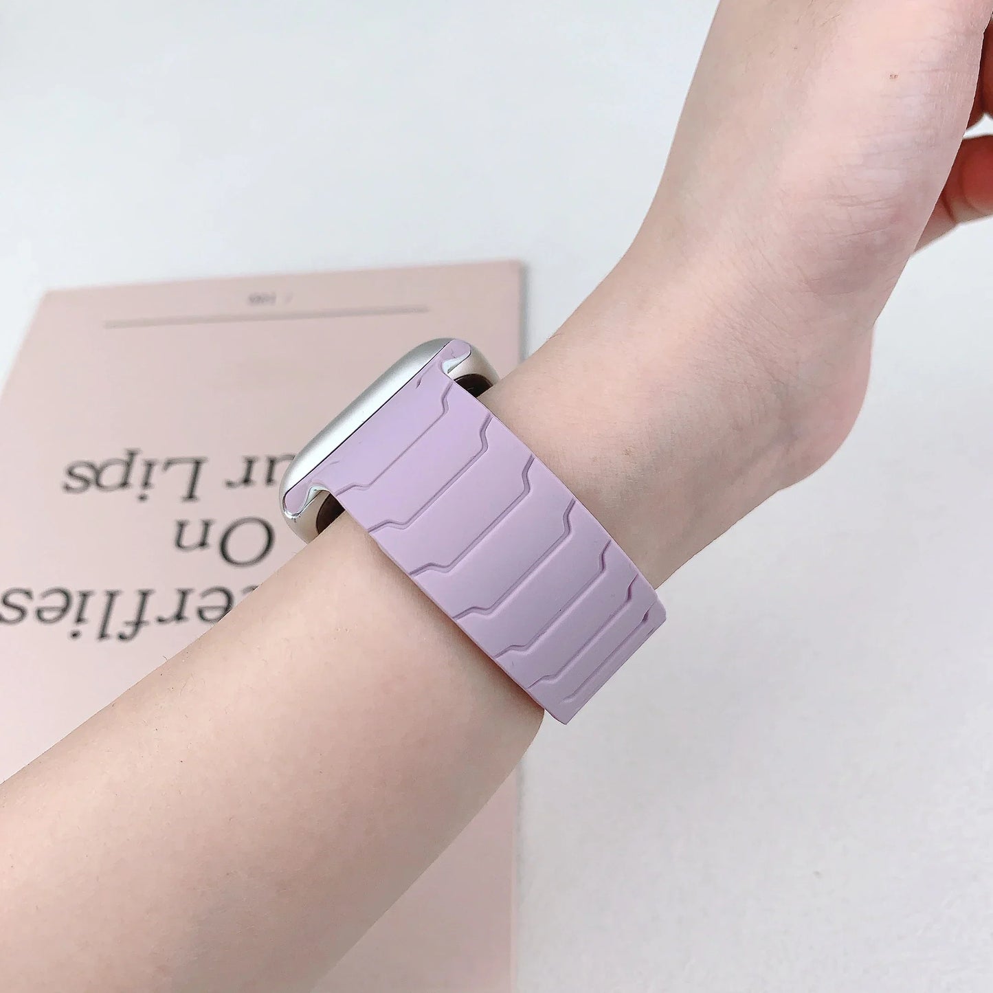 Magnetic Silicone Apple Watch Band 38mm To 46mm Universal Fit - Strap Shack