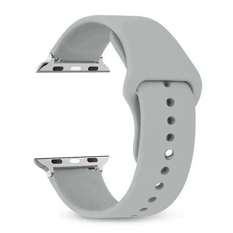 Silicone Apple Watch Band 38mm to 49mm Compatible with Series 8 7 6 5 4 3 SE - Strap Shack