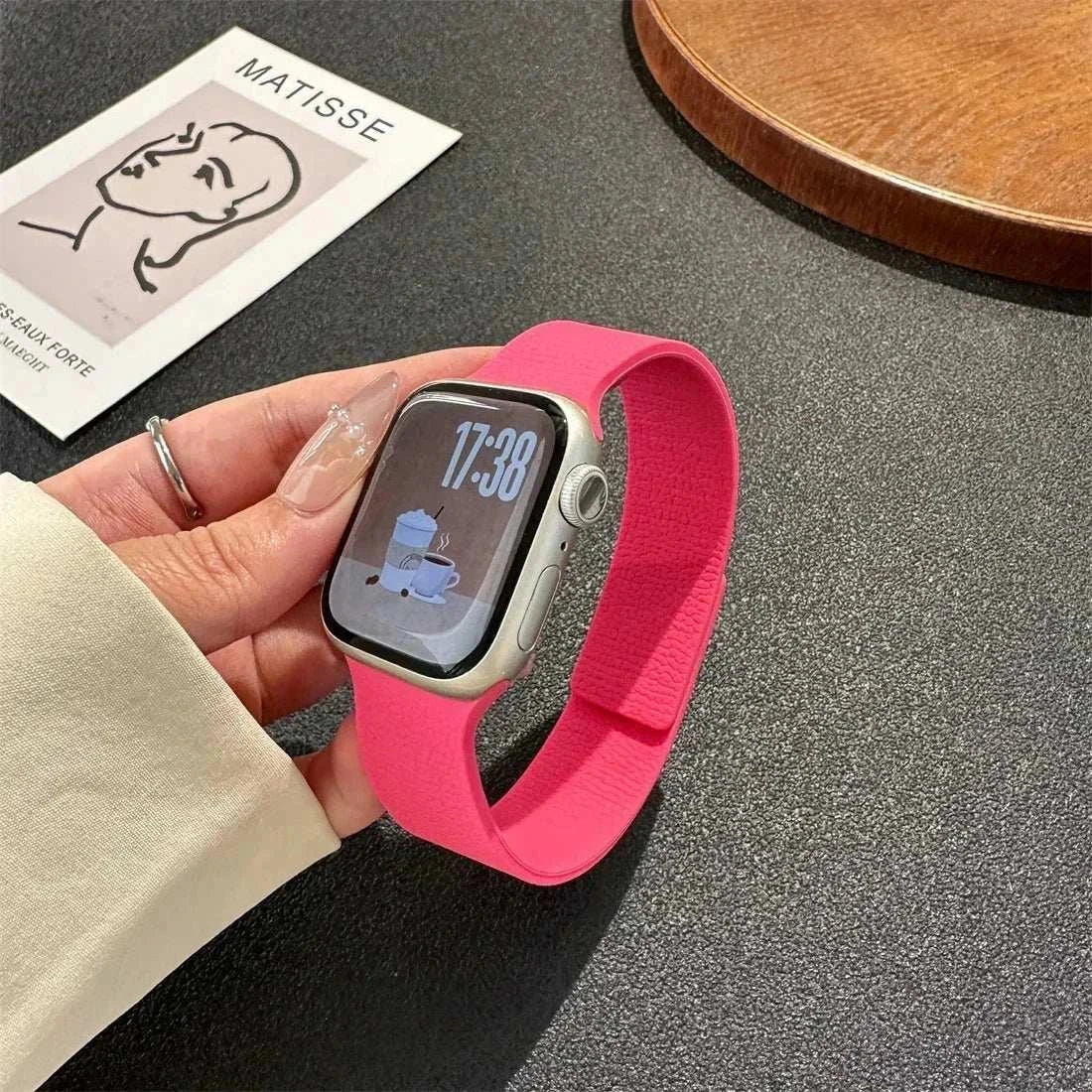 Magnetic Silicone Watch Band For Apple Watch Ultra And Series 3-11 SE 40-49mm - Strap Shack