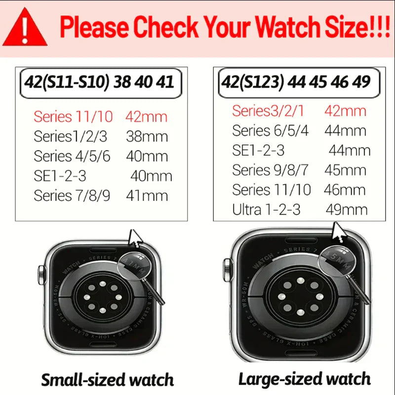 Magnetic Silicone Apple Watch Band 38mm To 46mm Universal Fit - Strap Shack