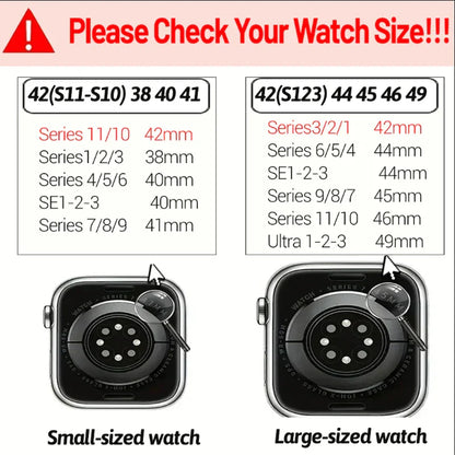 Magnetic Silicone Apple Watch Band 38mm To 46mm Universal Fit - Strap Shack