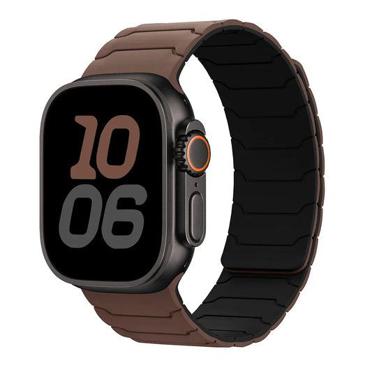Magnetic Silicone Apple Watch Band 38mm To 46mm Universal Fit - Strap Shack