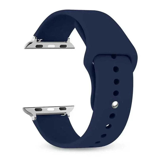 Silicone Apple Watch Band 38mm to 49mm Compatible with Series 8 7 6 5 4 3 SE - Strap Shack