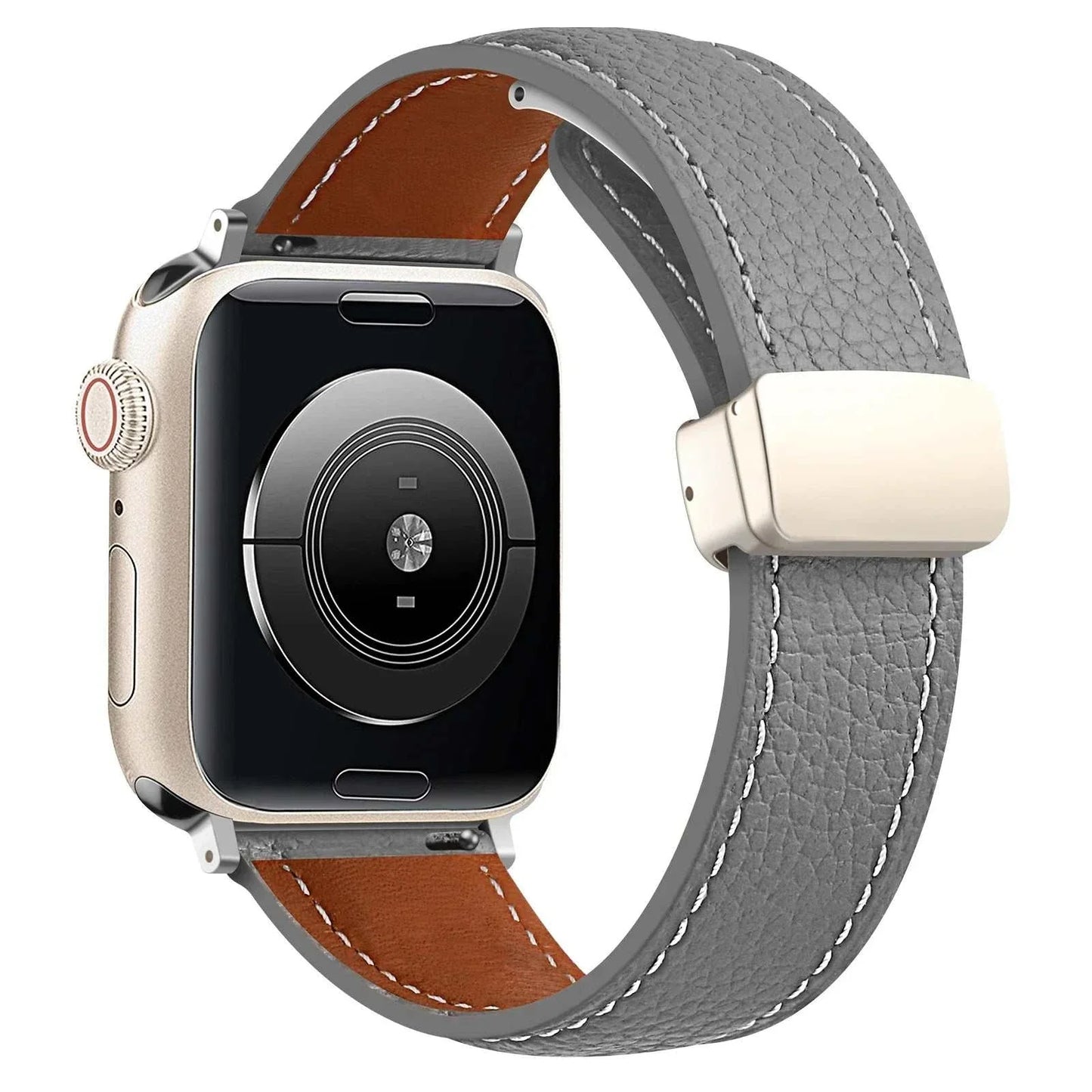Leather Watch Band For Apple Watch Ultra 2 And Series 9 8 7 6 5 SE - Strap Shack