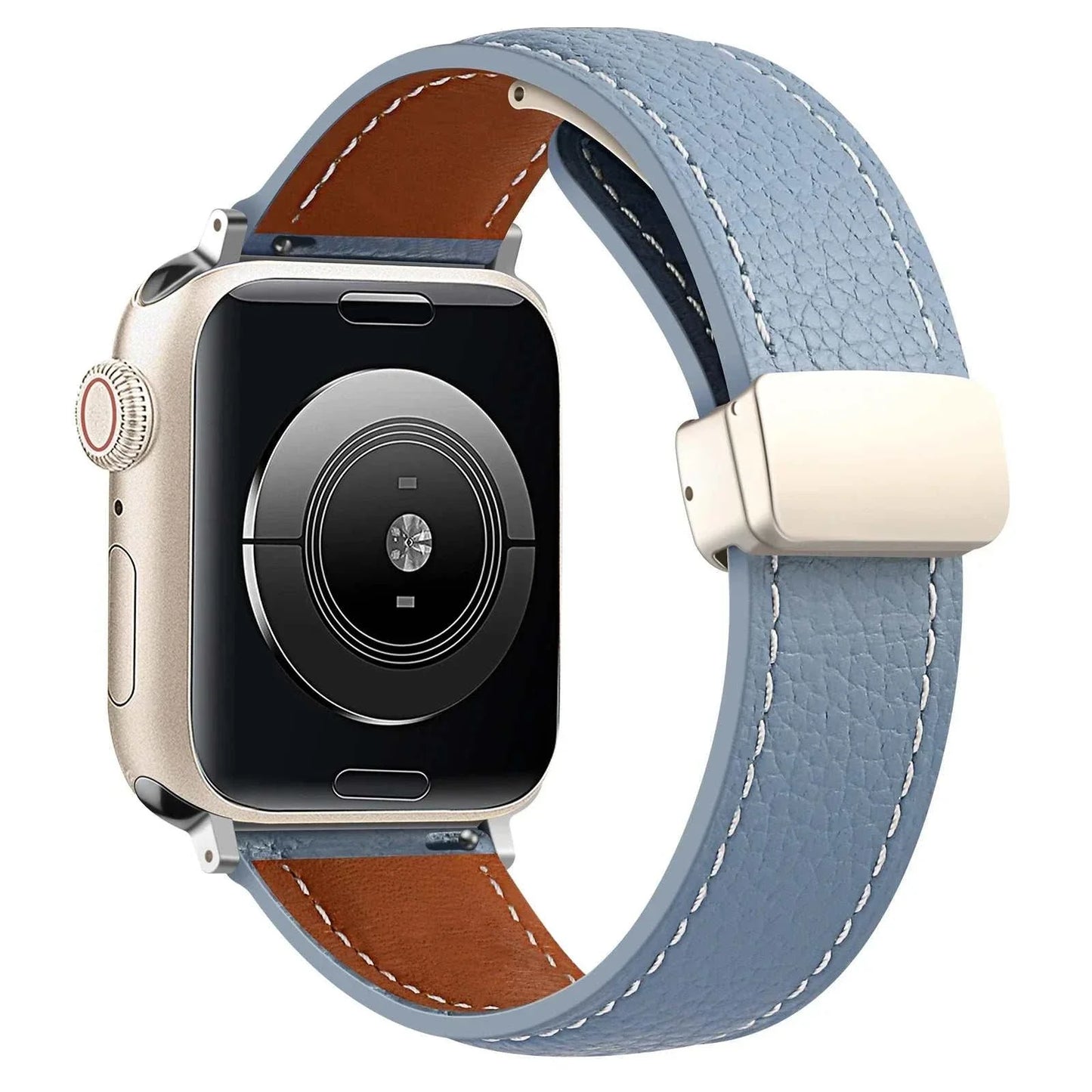 Leather Watch Band For Apple Watch Ultra 2 And Series 9 8 7 6 5 SE - Strap Shack