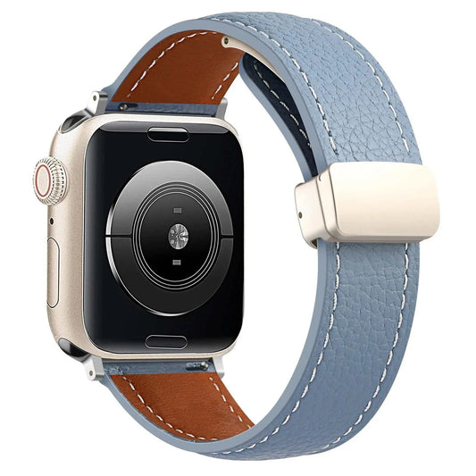 Leather Watch Band For Apple Watch Ultra 2 And Series 9 8 7 6 5 SE - Strap Shack