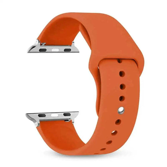 Silicone Apple Watch Band 38mm to 49mm Compatible with Series 8 7 6 5 4 3 SE - Strap Shack