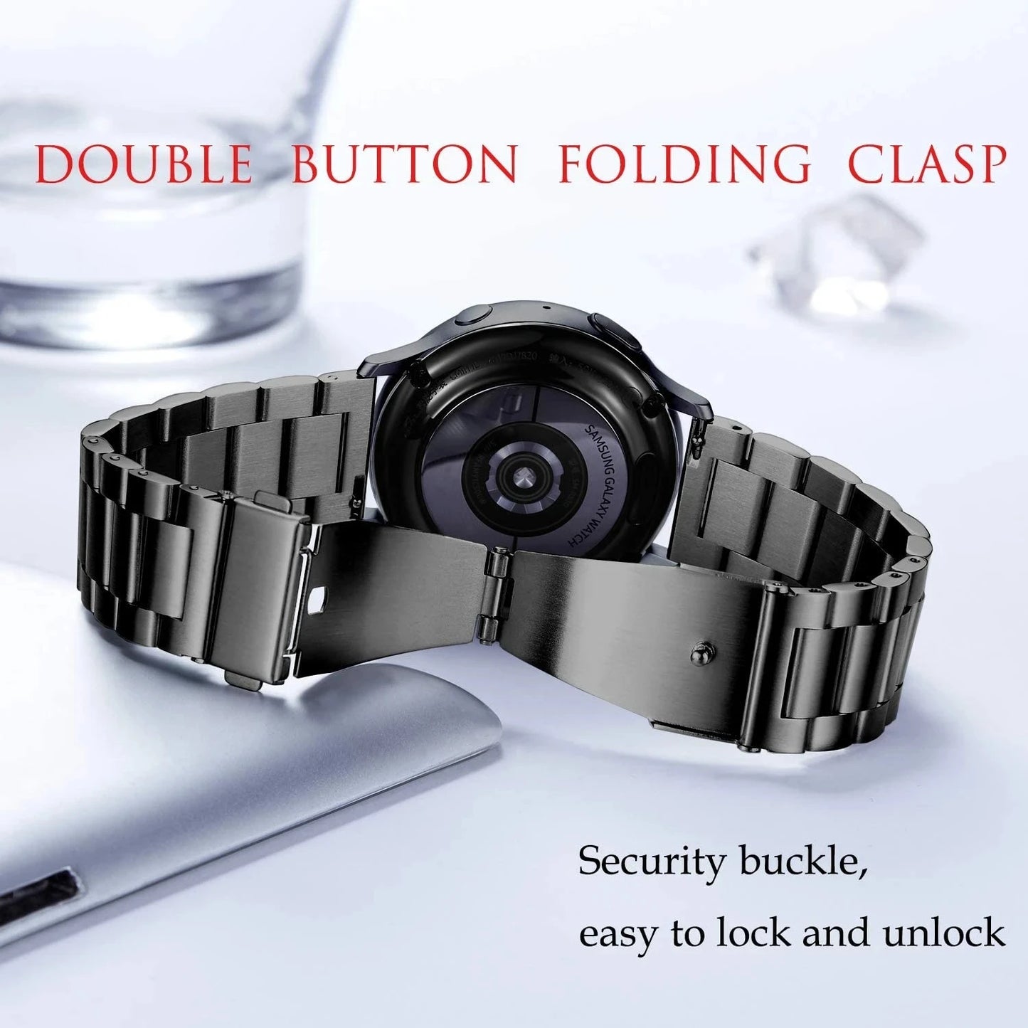 Stainless Steel Watch Band for Samsung Galaxy - Strap Shack