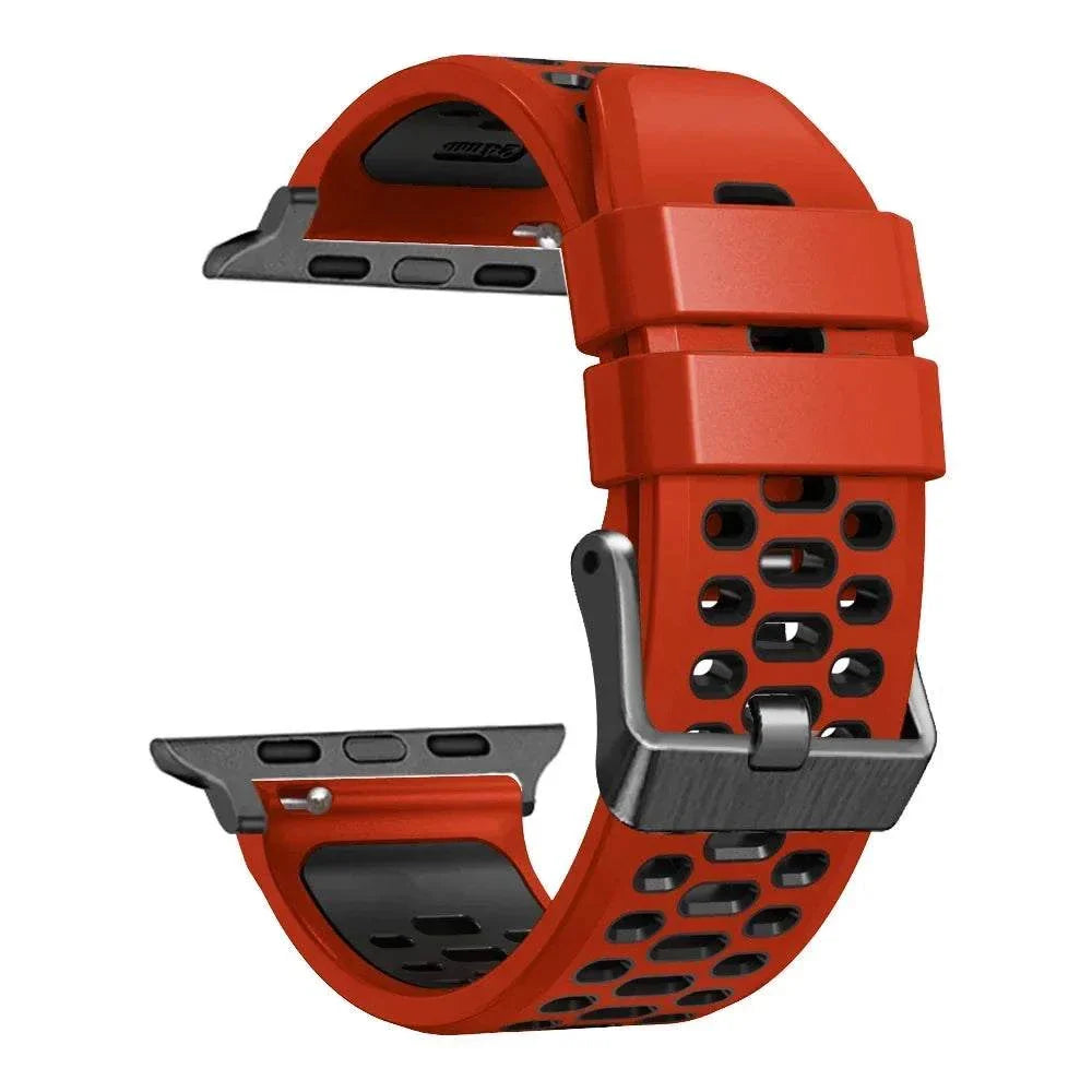 Sport Silicone Watch Band For Apple Watch Ultra 2 49mm And Series 9 8 7 SE 6 - Strap Shack
