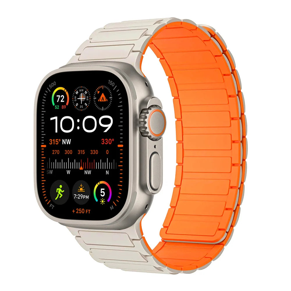 Magnetic Silicone Strap for Apple Watch - Strap Shack