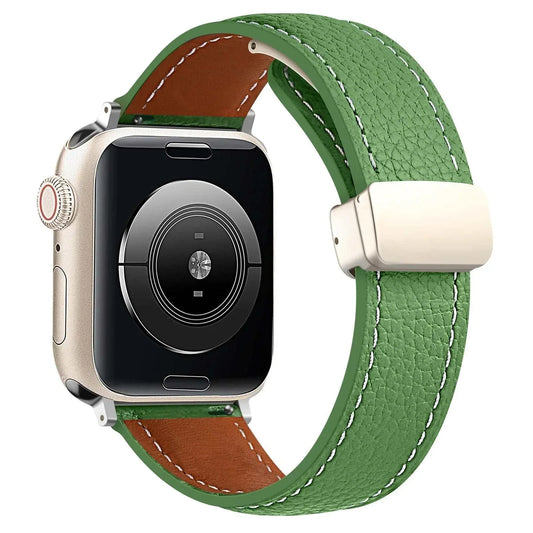 Leather Watch Band For Apple Watch Ultra 2 And Series 9 8 7 6 5 SE - Strap Shack