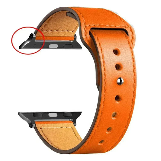 Leather Apple Watch Bands 38mm to 49mm Compatible with Series 3 9 Ultra 2 SE - Strap Shack