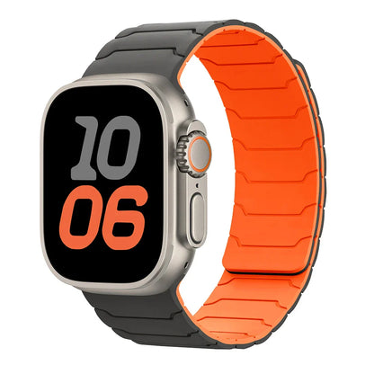 Magnetic Silicone Apple Watch Band 38mm To 46mm Universal Fit - Strap Shack