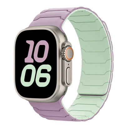 Magnetic Silicone Apple Watch Band 38mm To 46mm Universal Fit - Strap Shack