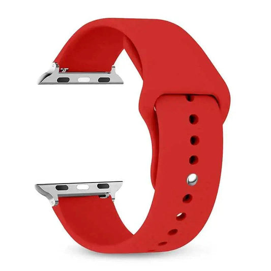 Silicone Apple Watch Band 38mm to 49mm Compatible with Series 8 7 6 5 4 3 SE - Strap Shack
