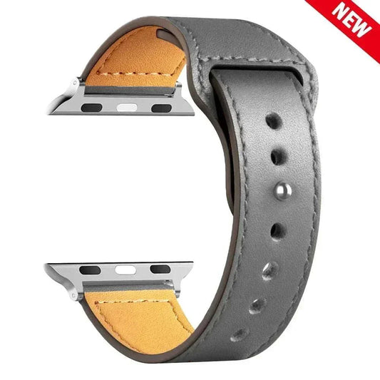 Leather Apple Watch Bands 38mm to 49mm Compatible with Series 3 9 Ultra 2 SE - Strap Shack