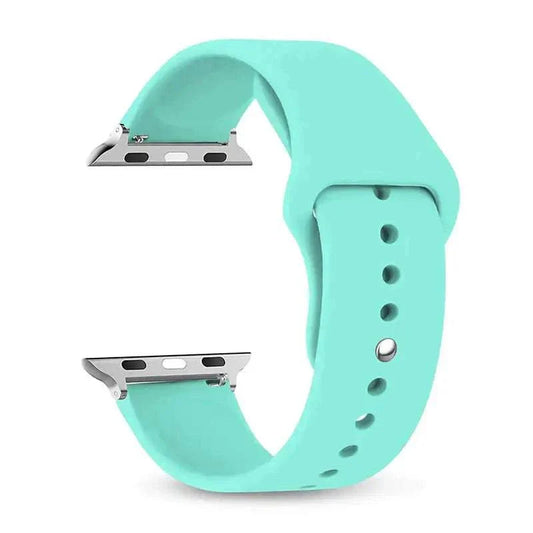 Silicone Apple Watch Band 38mm to 49mm Compatible with Series 8 7 6 5 4 3 SE - Strap Shack