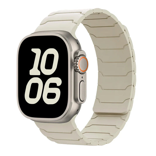 Magnetic Silicone Apple Watch Band 38mm To 46mm Universal Fit - Strap Shack